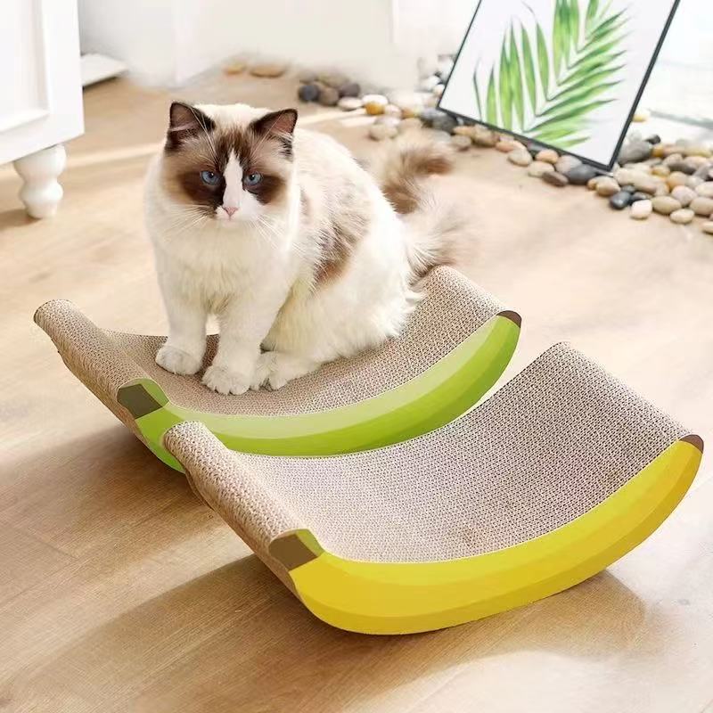 Drapak dla kota w kształcie banana