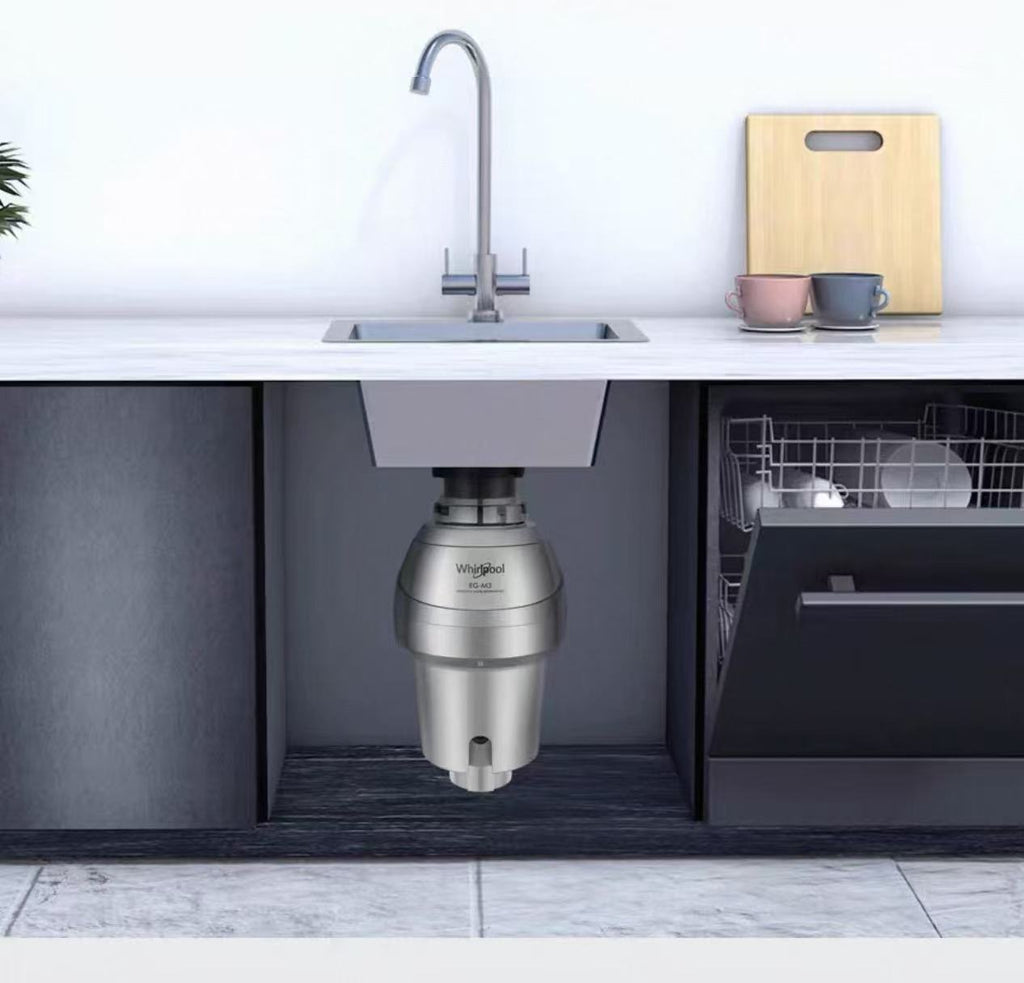 Elektryczny Młynek do Odpadów Kuchennych 750W – Pojemność 1380ml, Przełącznik Bezprzewodowy