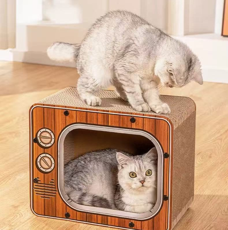 Drapak dla kota w kształcie telewizora