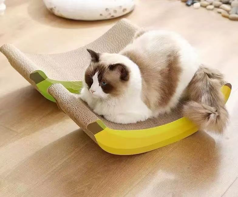 Drapak dla kota w kształcie banana